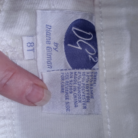 RARE NWOT Y2K DG2 Skinny Jeans Leopard Embellished Stripe 8 TALL LONG - Picture 7 of 8